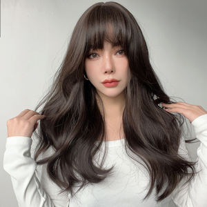 SMILCO sentetik peruk zarif mizaç doğal siyah yüksek sıcaklık ipek hava patlama kıvırcık saç peruk için parti malzemeleri - Product Image 6