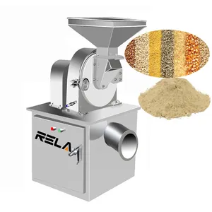 Endüstriyel SUS304 büyük 12-120 mesh kuru un tahıl buğday fasulye manyok yaprak buzlanma şeker mısır mısır pirinç tahıl değirmeni makinesi