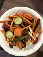 Chips de Frutas y Verduras Mixtas Económicos VF, Vegetales y Frutas Surtidas, Snacks Ricos en Nutrientes, Aptos para Halal, Paquete Familiar, a Granel