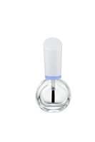 Bouteilles de vernis à ongles en verre vides personnalisées 10 ml, contenants transparents pour gel à ongles avec plusieurs styles de bouchons en plastique et pinceaux OEM/ODM