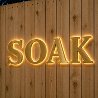 Enseigne LED 3D personnalisée pour logo de marque d'entreprise, enseigne extérieure pour magasin, enseignes commerciales personnalisées, lettres en relief LED