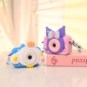 Mini caméra portable DLC pour étudiants et enfants, design mignon de dessin animé, double objectif HD, enregistrement vidéo 1080P, jeux de puzzle intégrés - Product Image 3