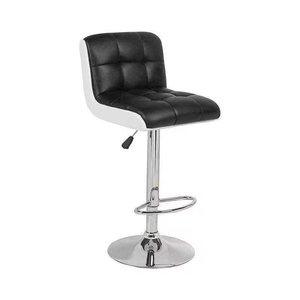 <span class=keywords><strong>Tabouret</strong></span> <span class=keywords><strong>de</strong></span> <span class=keywords><strong>bar</strong></span> pivotant à dossier réglable confortable en cuir noir moderne en gros pour la maison, le <span class=keywords><strong>bar</strong></span> et l'hôtel - Product Image 2