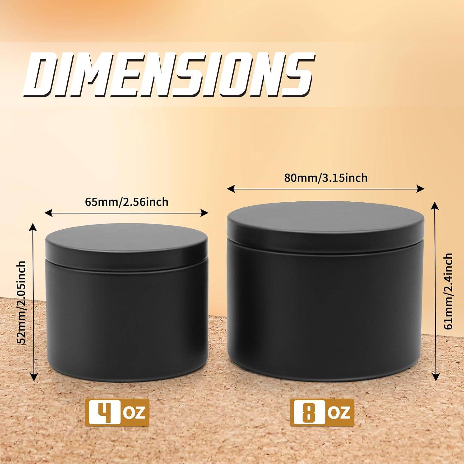 Black with black lid
