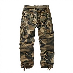 Men's Camouflage <b>Cargo</b> <b>Work</b> <b>Pants</b> Cotton Breathable With Multiple Pockets - Product Image 1