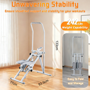 Mới Cập Nhật Sử Dụng Nhà Khung Thép Tập Thể Dục Cầu Thang Có Thể Gập Lại Trong Nhà Dọc Phòng Tập Thể Dục Tập Thể Dục Leo núi - Product Image 2