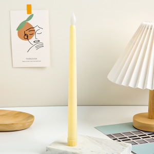 Pin hoạt động Flameless Candle Lights với 10-Key từ xa, nhấp nháy <span class=keywords><strong>LED</strong></span> 3D Wick cho trang trí nội thất - Product Image 5