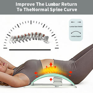 Planche de soutien lombaire ergonomique personnalisée, étireur lombaire, masseur électrique du bas du <span class=keywords><strong>dos</strong></span> pour soulager la douleur - Product Image 3