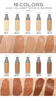 Produits de maquillage de marque privée les plus vendus, fond de teint, produits de beauté, fond de teint liquide, imperméable, longue tenue