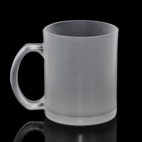 Tasse en verre transparent Freesub tasse en verre de sublimation avec un bon revêtement de sublimation