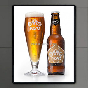 Nhà hàng siêu mỏng dẫn hộp Đèn kính cường lực hợp kim nhôm dễ dàng ánh sáng khung ảnh Bảng menu quảng cáo hộp Đèn - Product Image 5