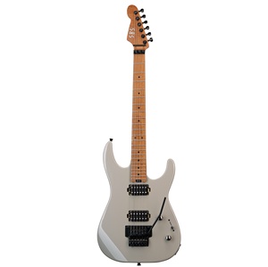 Guitarra eléctrica Heavy Rock con cuerpo de álamo macizo, mástil de arce tostado, trémolo Floyd Rose y pastillas cerámicas SBS Coil Tap - Product Image 2