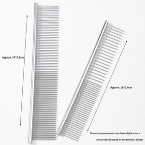 Peine Profesional de Acero Inoxidable para Mascotas, Herramienta para Eliminar el Pelo Suelto de Perros de Pelo Largo y Corto, Venta al Por Mayor OEM - Product Image 6
