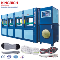Machine à chaussures de moulage par injection EVA/FRB Double couleur entièrement automatique de haute qualité marque KINGRICH 250 paires/heure 320V