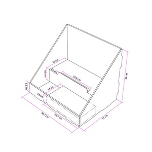 Custom Point of Sale Shelf Ready Biscuit Cardboard Display Stand Cardboard <b>Counter</b> Display for Oat Bars Cardboard Display Boxes - Product Image 6