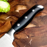 Dubbele stalen kop ABS koksmessenset 3Cr13 roestvrij staal fruitmes Premium broodmes Steakmes Multifunctioneel mes