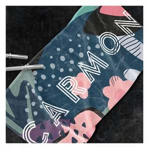 Toalla de Microfibra Absorbente de Humedad, Doble Cara, de Secado Rápido para Deportes, Yoga y Fitness - Product Image 1