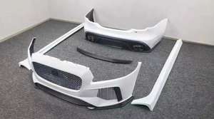 Pour <span class=keywords><strong>Jaguar</strong></span> XJL mise à niveau SVR Style pare-chocs avant lèvre avant pare-chocs arrière jupe latérale Spoiler Kit de carrosserie - Product Image 6