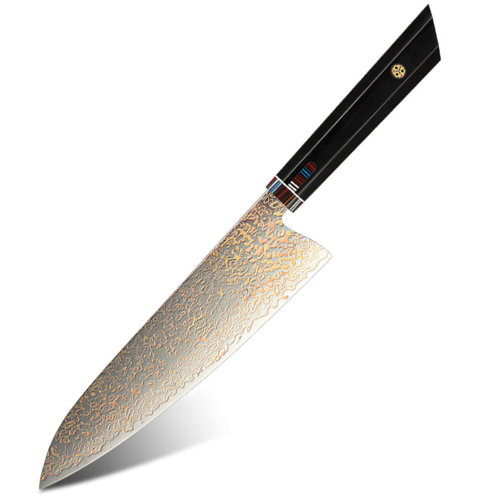 black chef knife