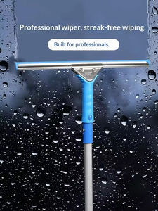 Outils de nettoyage de vitres professionnels et commerciaux, fournitures, ensemble de raclettes multifonctions, <span class=keywords><strong>lave</strong></span>-vitres en microfibre - Product Image 3