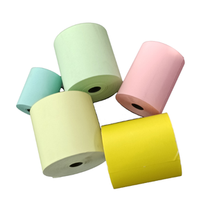 80*80mm 57*40MM <strong>Blue</strong> Thermal <strong>Paper</strong> Receipt <strong>Rolls</strong> fits all Clover POS Cash Register Printers, Yellow Thermal <strong>Paper</strong> - Product Image 5