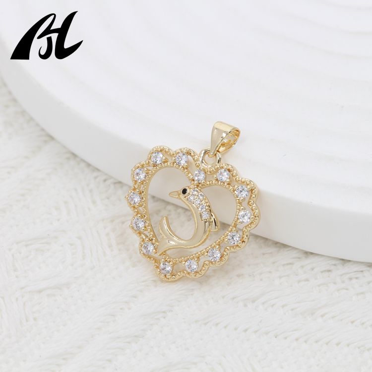 White zircon dolphin