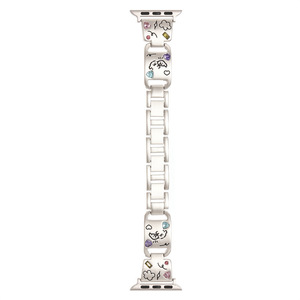 Nuevo lindo cachorro circón Color diamante Metal correa de reloj para <span class=keywords><strong>Apple</strong></span> <span class=keywords><strong>Watch</strong></span> Ultra 2 49mm banda para Iwatch Series 9 Se 8 7 <span class=keywords><strong>6</strong></span> 5 41mm 45mm - Product Image 5