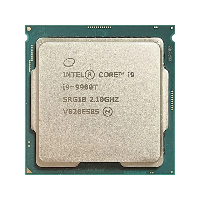 โปรเซสเซอร์ i9-9900T Intel Core ใหม่8-core 16เธรด16ม. แคชแคชสูงถึง4.40 GHz LGA1151รองรับ B85ไม่มีพัดลม