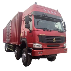 Gebrauchte schwere LKW HOWO Muldenkipper 8x4 Fracht transport fahrzeug 9,6 Meter Container Fracht fahrzeug - Product Image 1
