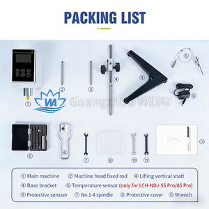 WEIAI 高粘度ラボ用回転粘度計 NDJ-5S 粘度計テスター オイル・インク・化粧品用デジタル粘度計 - Product Image 3