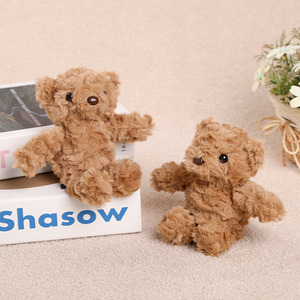 HECION Orsetto di peluche realistico, morbido, piccolo, con ciondolo per borsa, regalo per bambini e amici, <span class=keywords><strong>compagno</strong></span> in miniatura - Product Image 4