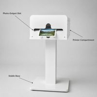 Étui de transport portable en métal résistant à l'eau pour imprimante portable DNP DS620/ DNP RX1HS/ HITI P525L, avec support pour ordinateur portable