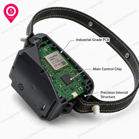 Traceur GPS LoRa à longue autonomie sans frais mensuels avec alarme sonore, vibratoire et électrochoc pour le suivi des bovins, des chevaux et du bétail