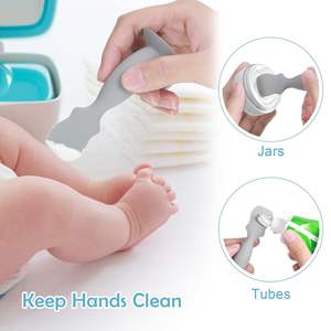 Baby pannolino crema spatola Butt Paste spatola pannolino crema applicatore bambino morbido Silicone flessibile pannolino Rash Cream pennello spatola - Product Image 2