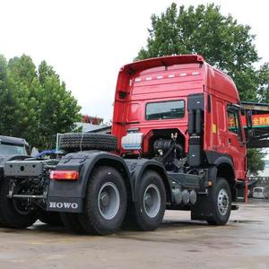 รถบรรทุกหัวลาก SINOTRUK Howo 6x4 พวงมาลัยซ้าย 351-450 แรงม้า รับน้ำหนัก 21-30 ตัน เบาะคนขับแบบระบบกันสะเทือนด้วยลม - Product Image 3