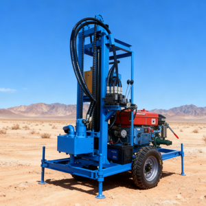 Top 120m Deep Hole Water Borehole Drilling <b>Machine</b> Factory Price Engine Rock Water Well Gearbox Pump Motor Bearing - Product Image 5