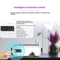 Venta al por mayor masajeador de ojos eléctrico con control de sincronización y función de música con calefacción y vibración