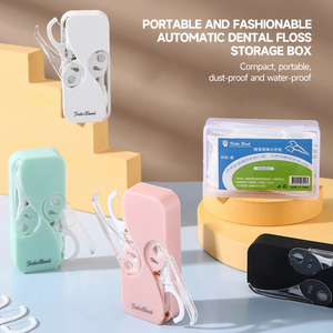 Étui portable pour fil dentaire, distributeur automatique de fil dentaire, étuis pour cure-dents à fil dentaire, boîte de rangement pour fil dentaire, accessoires de nettoyage dentaire - Product Image 3