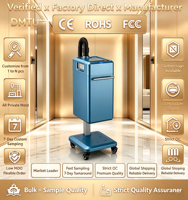 DMTU Appareil de soin du cuir chevelu professionnel entièrement automatique avec chariot, pour soins fins et spa en position debout, idéal pour salons