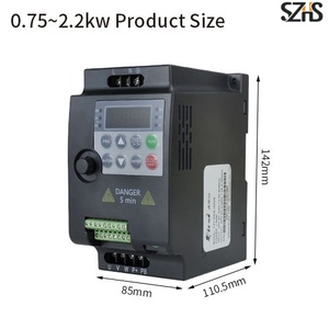 ממיר תדר <span class=keywords><strong>220V</strong></span> 380V VSD  לשליטה במהירות משתנה למנוע 1 כ\\\"ס 2 כ\\\"ס 3 כ\\\"ס 4 כ\\\"ס 5 כ\\\"ס 7.5 כ\\\"ס - Product Image 1