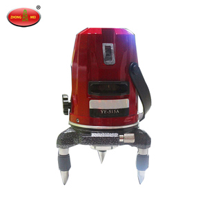 ميزان ليزر أحمر أوتوماتيكي احترافي للأرضيات الداخلية والخارجية بزاوية 360 درجة، خفيف الوزن ومناسب للبناء - Product Image 1