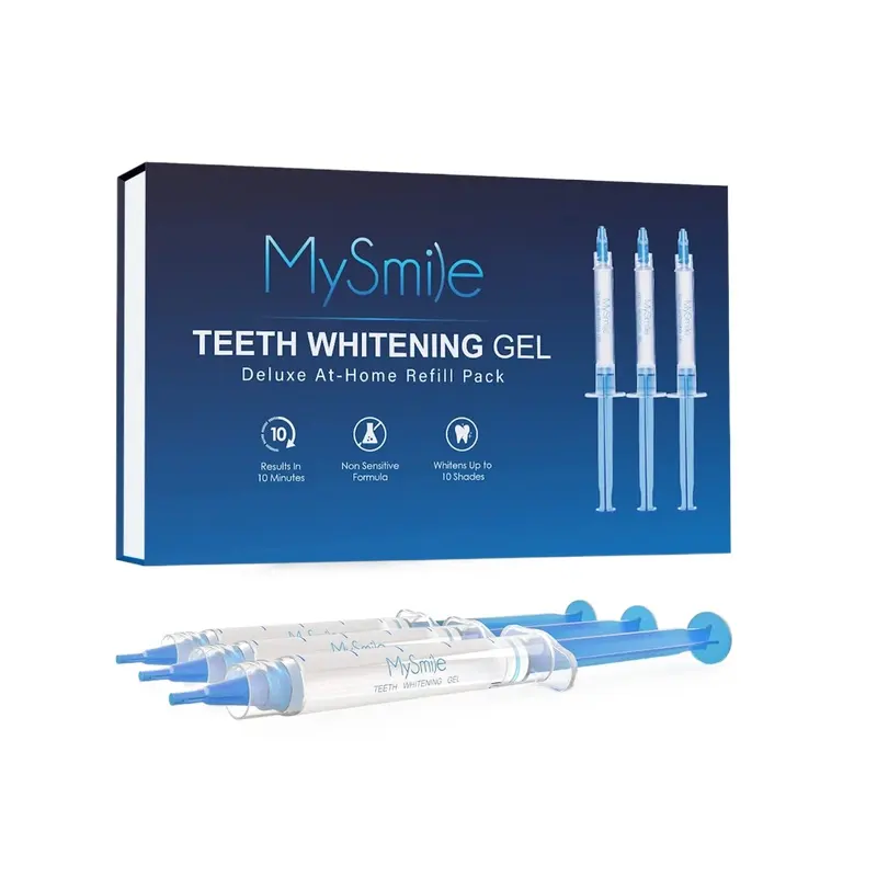 Mysmile Teeth Whitening Gel Syringes Tooth Bleaching Peroxide Dental Whitener peroxide professional teeth whitening gel