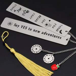 Borla de Cuero para Marcapáginas de Metal, Accesorio de Bricolaje para Amantes de los Libros - Product Image 2