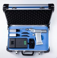 Perceuse orthopédique électrique vétérinaire mini-canulée 1 200 tr/min, diamètre canulé 2,5 mm, batterie amovible, instruments chirurgicaux