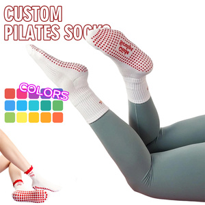 Calzini da Yoga in Cotone per Donna Bilu, Alta Qualità, OEM, Traspiranti, Antiscivolo, Taglia Unica, per Uso Quotidiano - Product Image 1
