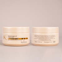 Masker Rambut Minyak Argan OEM untuk Rambut Kering Formula Perawatan Intensif Anti Frizz Kondisioner Mendalam OEM Label Pribadi Masker Rambut Biotin