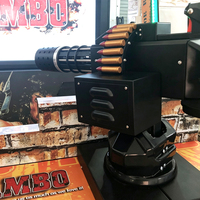 Machine de jeu d'arcade de tir à monnayeur Rambo avec construction en plastique, garantie 1 an, équipement de divertissement intérieur