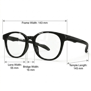 Gafas Ópticas Deportivas al por Mayor, Montura Rectangular Ligera para Hombre y Mujer, con Bloqueo <span class=keywords><strong>de</strong></span> Luz Azul, para Lectura y Prescripción Médica, OEM - Product Image 3