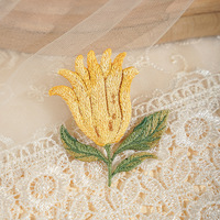 Patch brodé de cactus de haute qualité à thermocoller, petits patchs brodés personnalisés pour le soutien des plantes