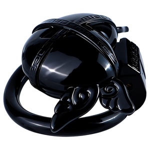 Jaula para Pene con Diseño de Alas de FRRK y Sello, Jaula de Castidad Masculina de Resina ABS, Dispositivo de Castidad BDSM, Candado de Castidad para Hombres, Juguetes Sexuales - Product Image 5